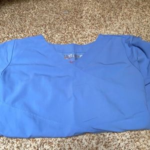 Grey’s Anatomy Cross Scrub Top - M - Ceil Blue